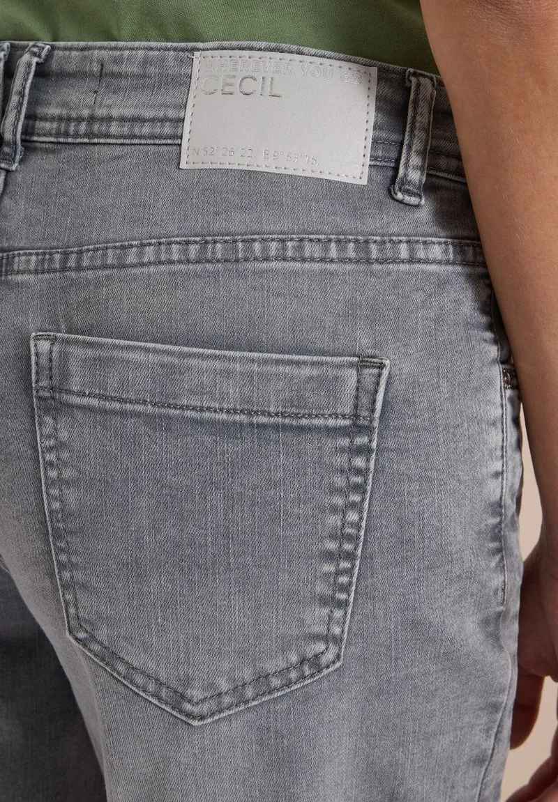 High Waist Barrel Leg Jeans im Loose Fit