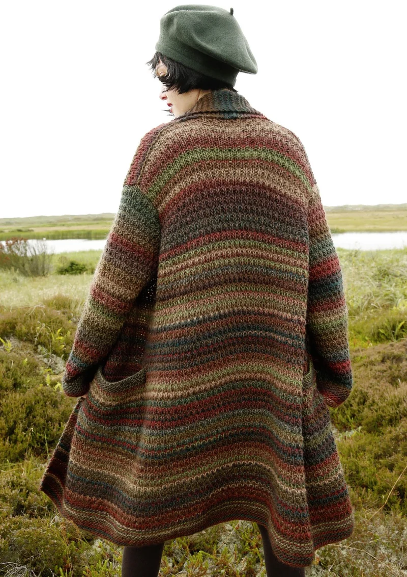 Strickanleitung - Melierte Jacke