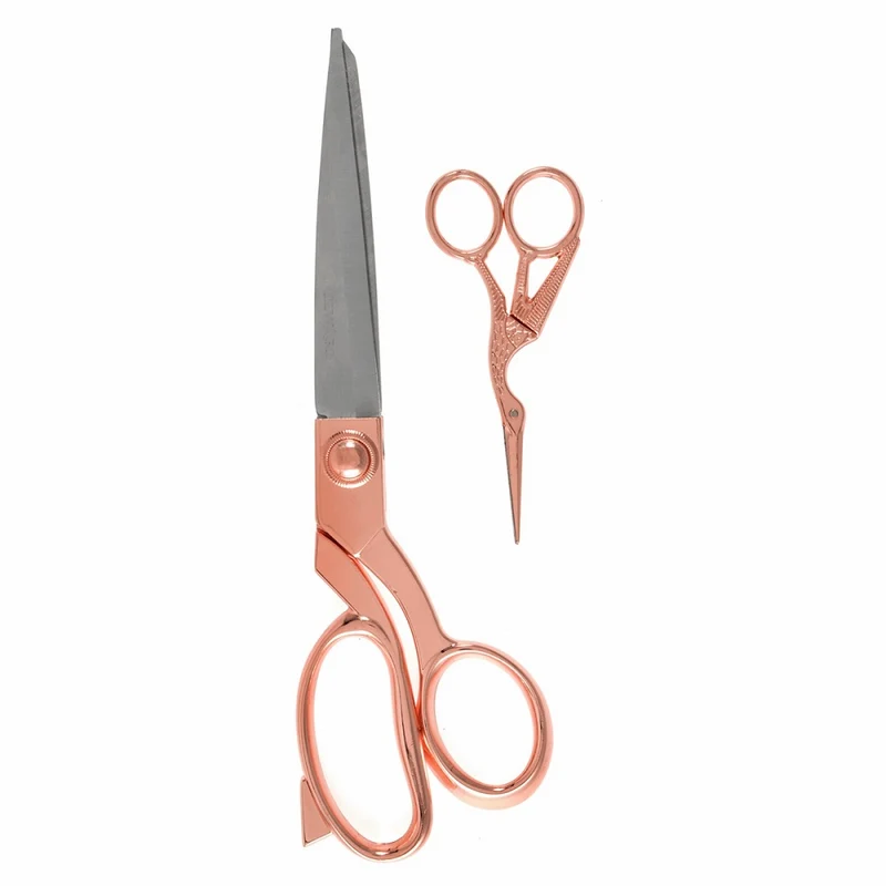 Milward-Set: Stoffschere (25,5 cm) & Stickschere (11,5 cm) Rosé