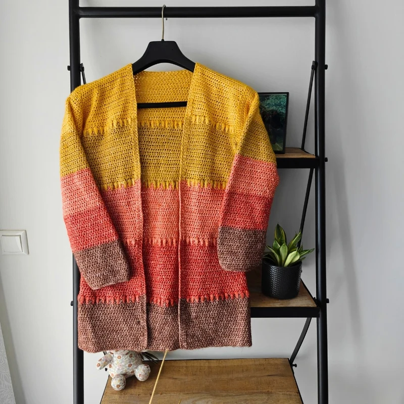 Marigold Cardigan Häkelpaket – It's Annemade