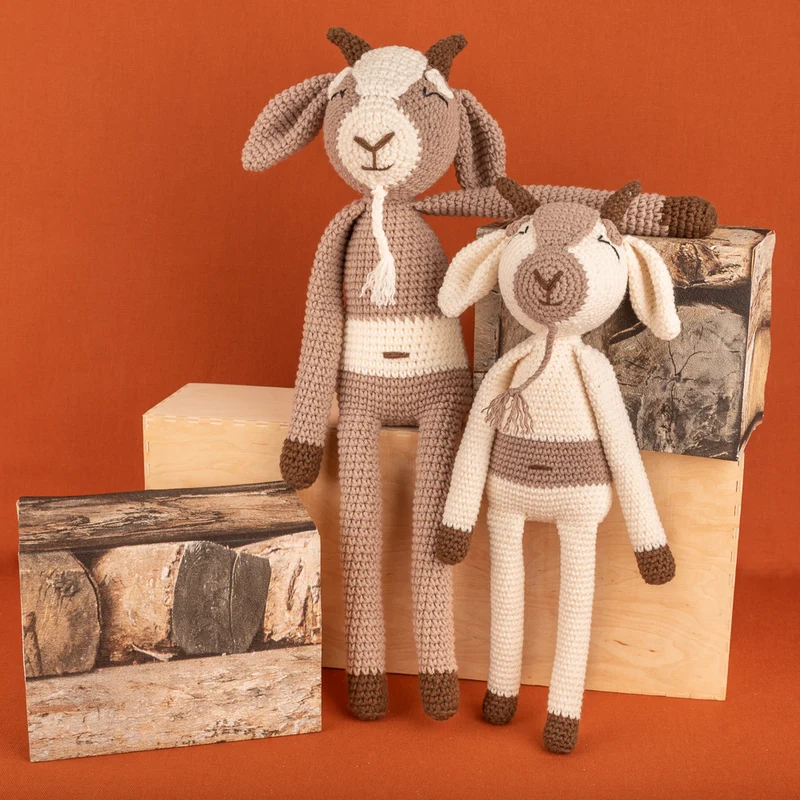Häkelanleitung „Yarn and Colors Gus Goat“ (digital)