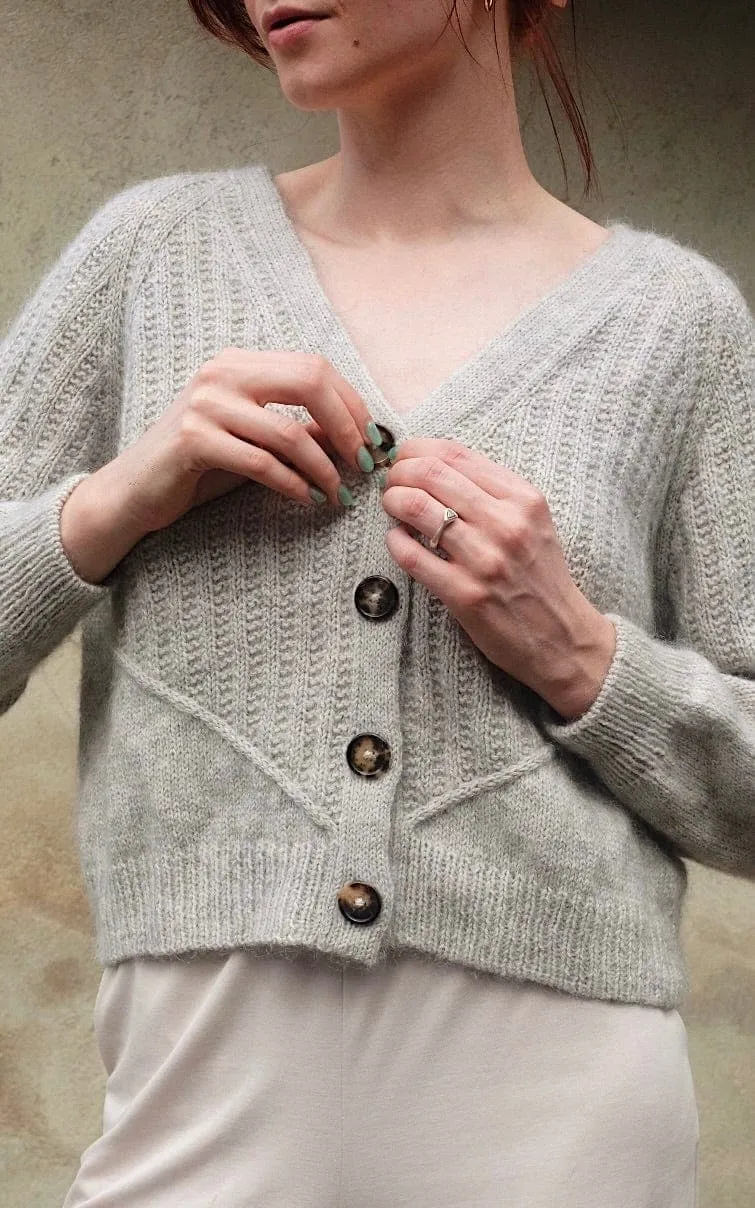 Cosmo Cardigan - TYNN SILK MOHAIR & SUNDAY EDITION - Strickset