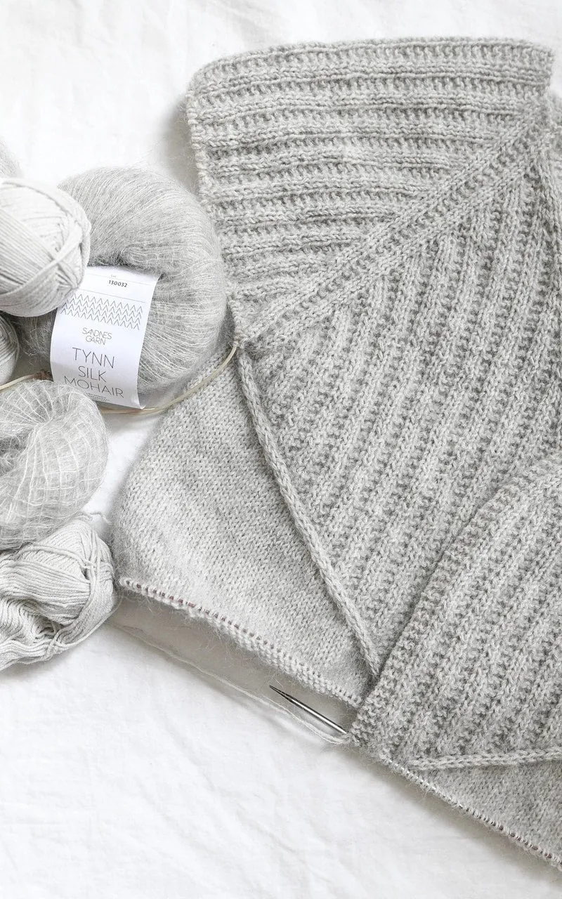 Cosmo Cardigan - TYNN SILK MOHAIR & SUNDAY EDITION - Strickset