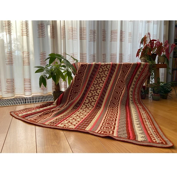 Häkelanleitung „Warmtemaatje“-Decke