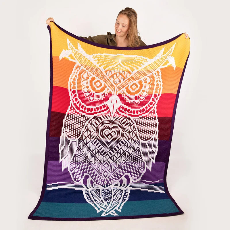 Zen Tangle „Ollie the Owl“ – Garn- und Häkelpaket