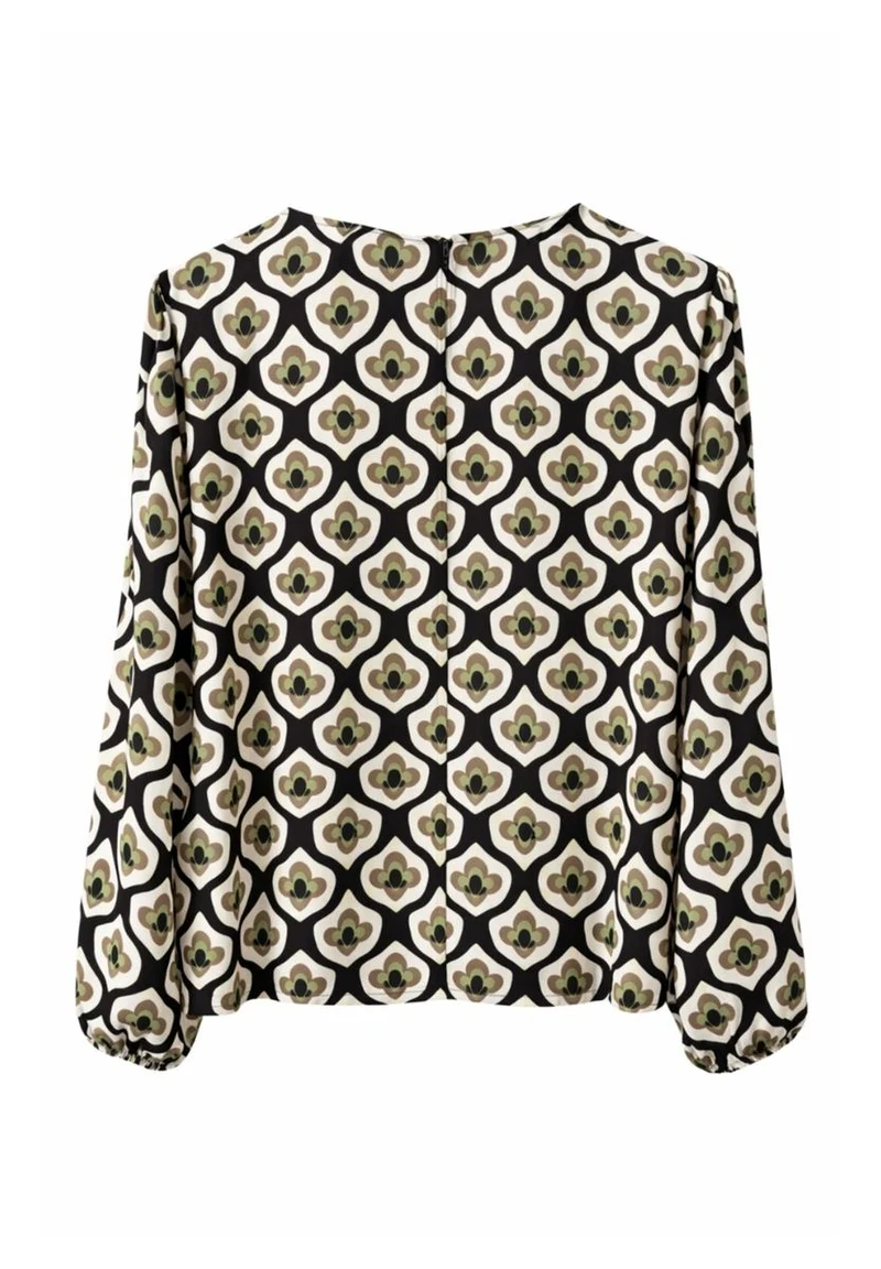 Bluse COOL MATCHA mit Gummibündchen