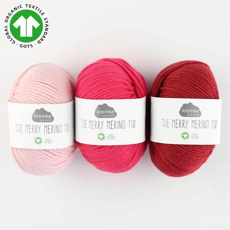 The Merry Merino 110 GOTS zertifizierte Wolle