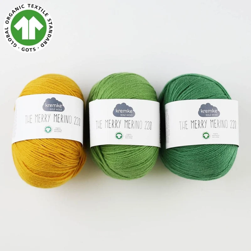 The Merry Merino 220 GOTS zertifizierte Wolle