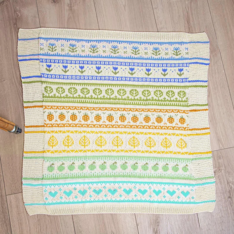 Katia Rainbow Garden KAL 2026 Set Mintgrün (S2 kühle Farbtöne)