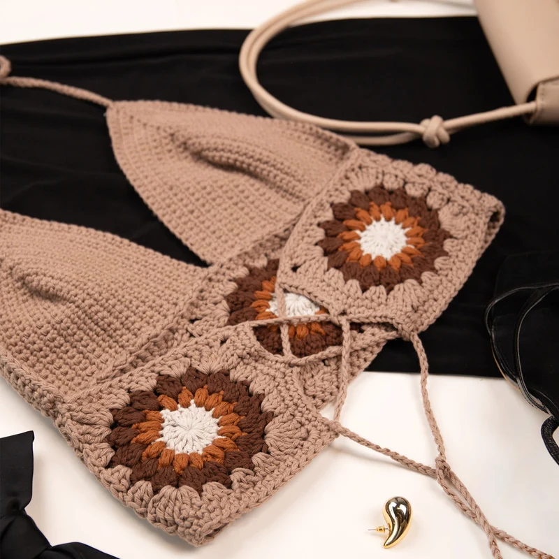 Häkelpaket „Flower Top“ – Abschlussstiche