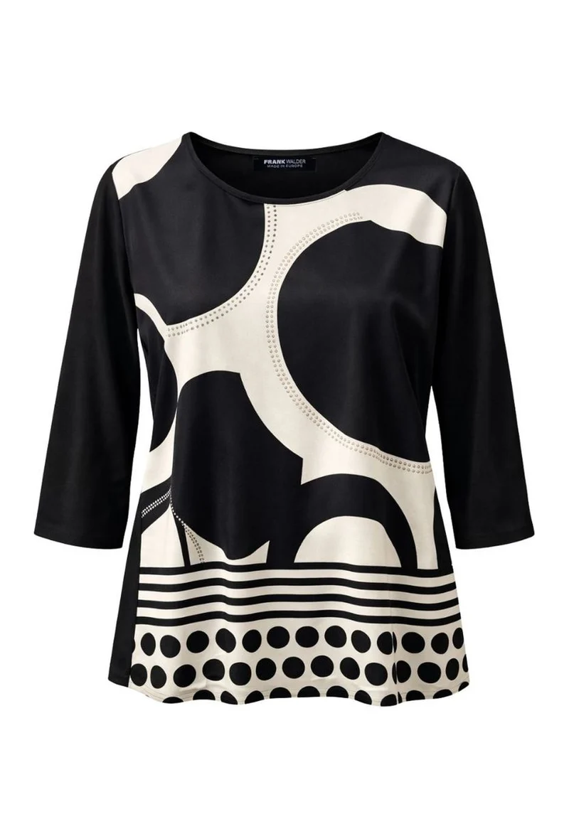 Shirt IVORY NOIR mit dekorativem Druck