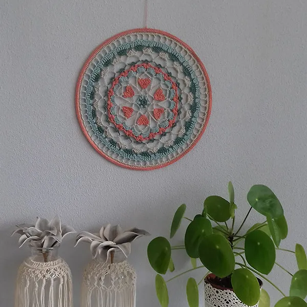 Häkelanleitung „Herzen-Mandala“