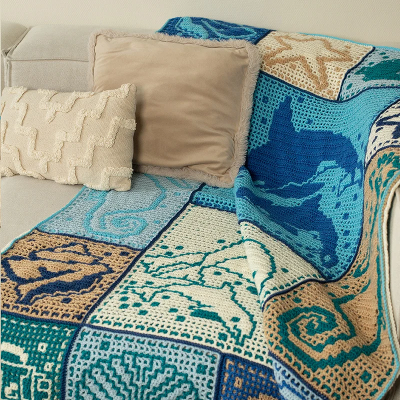 Seaworld – AdO Crochet – Häkelpaket – inklusive Anleitung „Interlocking“