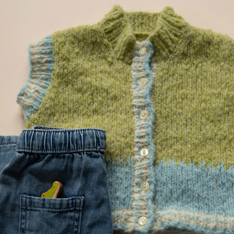 Piuma Mini & Me Jacke (Kinder) Garn- und Strickpaket