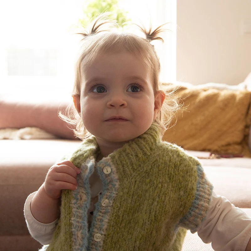 Piuma Mini & Me Jacke (Kinder) Garn- und Strickpaket
