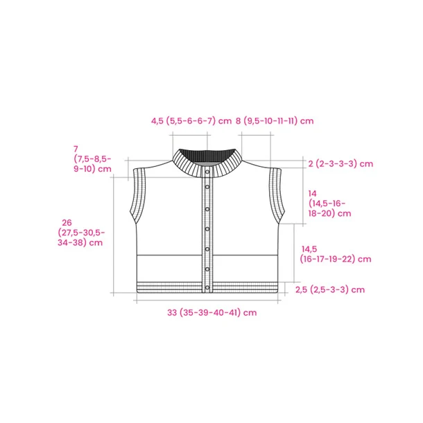 Piuma Mini & Me Jacke (Kinder) Garn- und Strickpaket