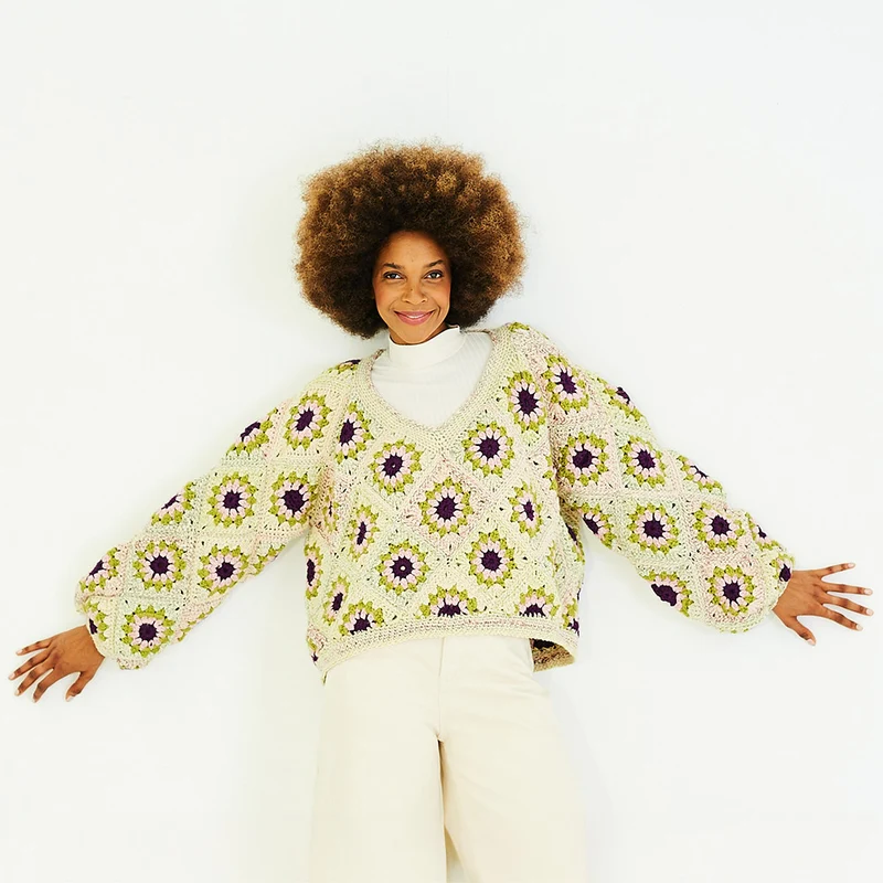Stylecraft Moorland & Softie Crochet Sweater Häkelpaket (mit Anleitungen)