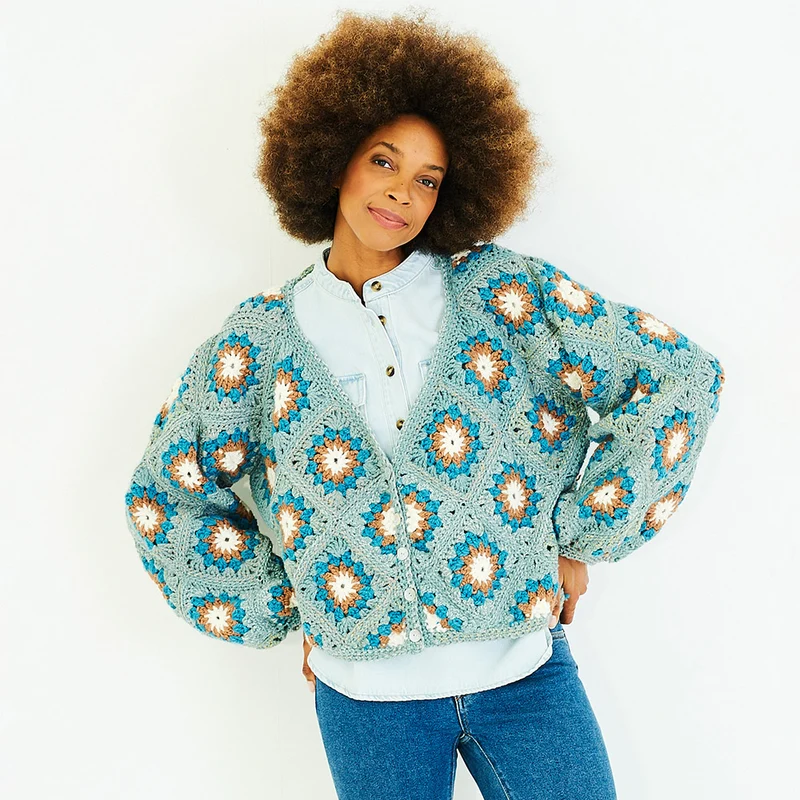 Moorland & Softie Crochet Cardigan Häkelpaket 10177 (mit Anleitungen)
