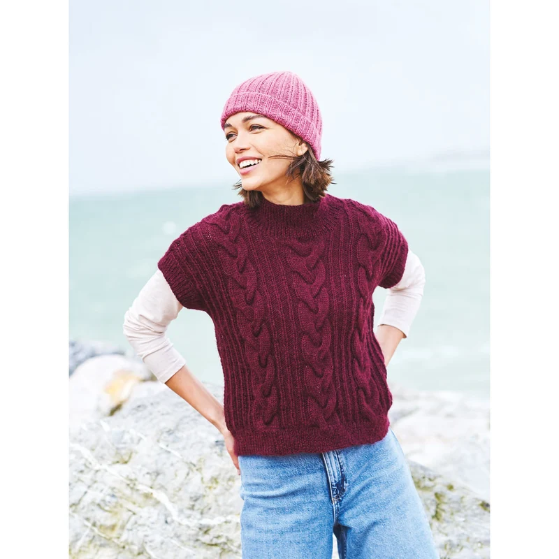 Stylecraft-Strickanleitung „Grace“ und „Impressions“ – Pullover & Tanktop
