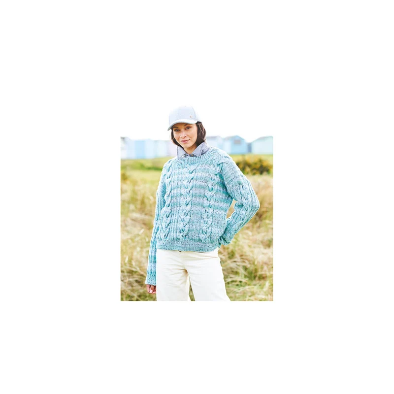 Stylecraft-Strickanleitung „Grace“ und „Impressions“ – Pullover & Tanktop