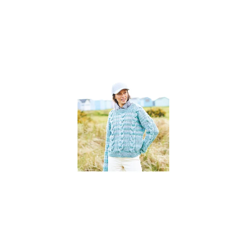 Stylecraft-Strickanleitung „Grace“ und „Impressions“ – Pullover & Tanktop