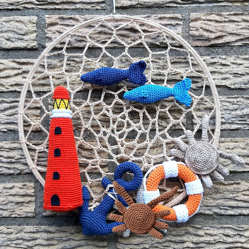 Wandbehang „Am Meer“ – Häkelpaket – CB’s Creations