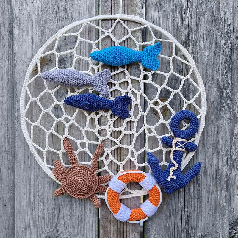 Wandbehang „Am Meer“ – Häkelpaket – CB’s Creations