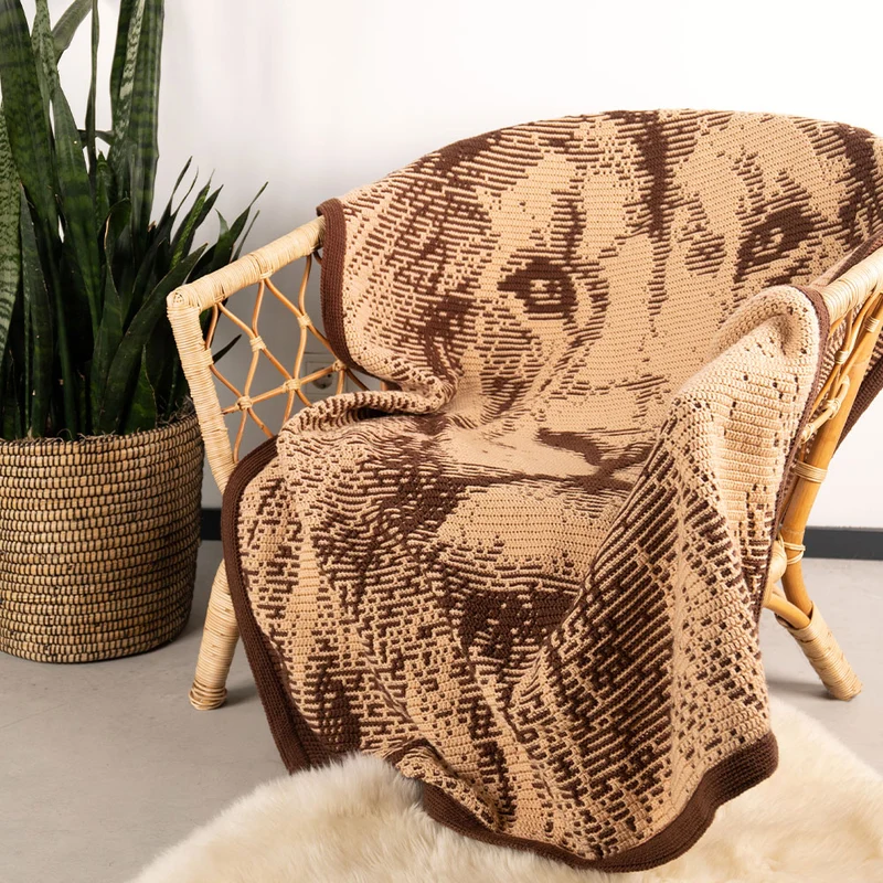 Häkelpaket „Brave Heart“-Decke – CrazyCrochetCatlady