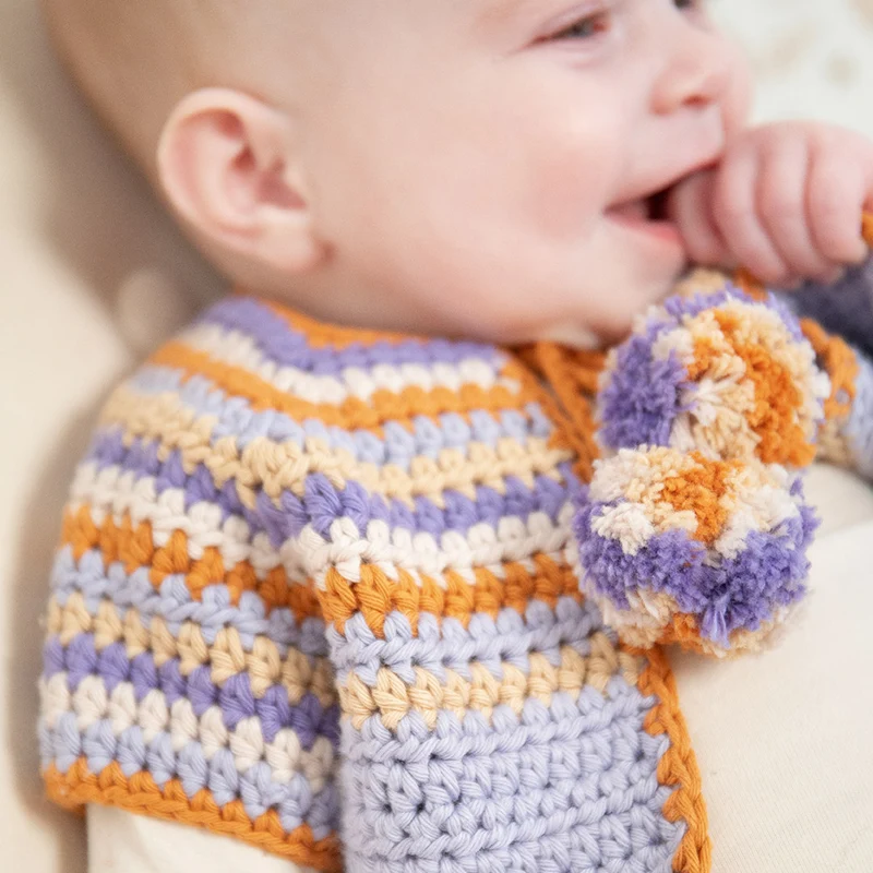 Häkelanleitung für eine sommerliche Babyjacke (digital)