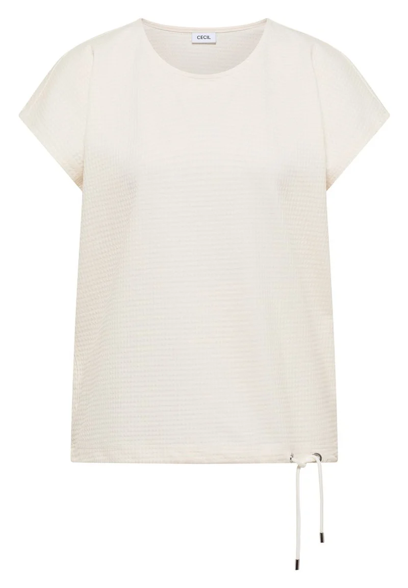 T-Shirt mit Waffel-Struktur