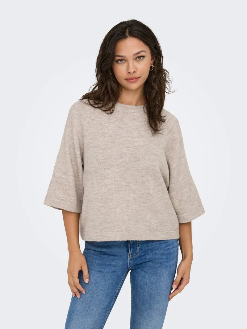 ONLSIMONI 3/4 PULLOVER KNT NOOS