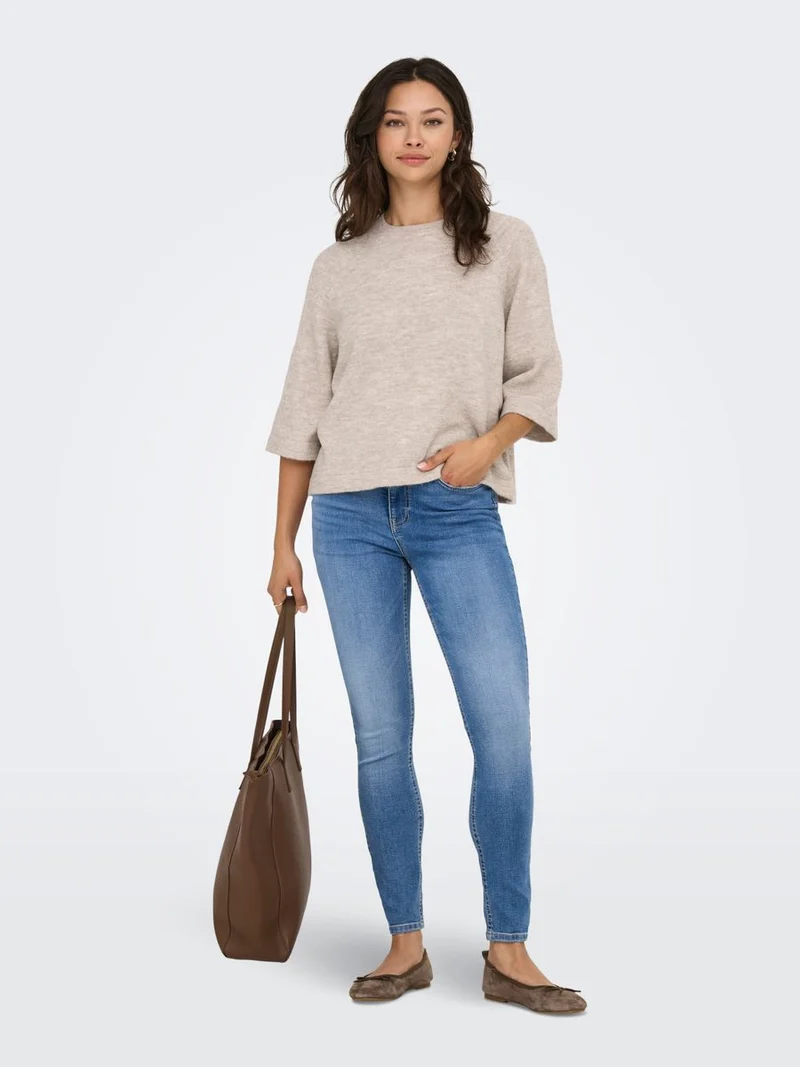 ONLSIMONI 3/4 PULLOVER KNT NOOS