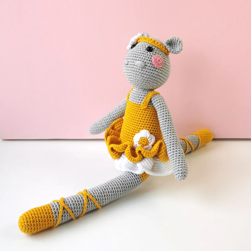Olivia, das tanzende Nilpferd – Häkelpaket – Mrs. Milly