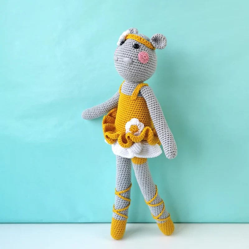 Olivia, das tanzende Nilpferd – Häkelpaket – Mrs. Milly