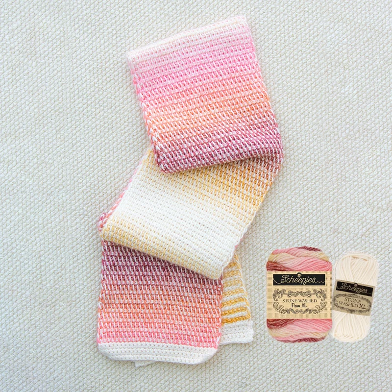 Scheepjes Blissful Scarf – Garn- und Häkelpaket