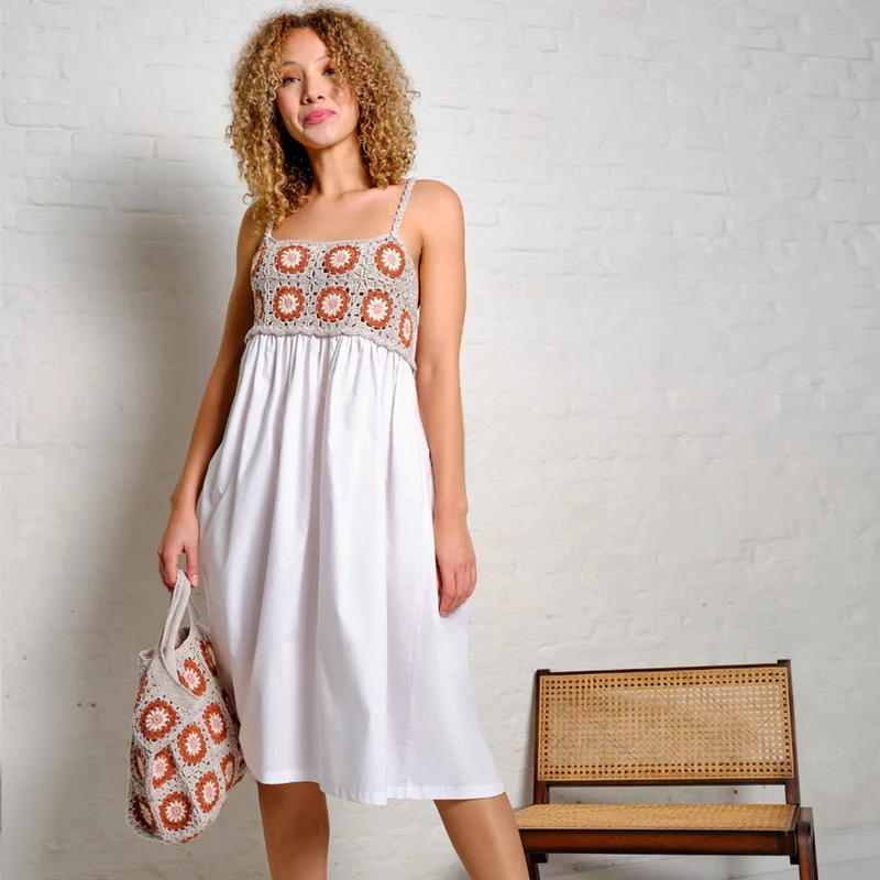 Häkelpaket „Knipmode“ – Granny Square-Top