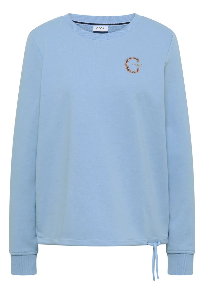 Sweatshirt mit Rundhals und Tunnelzug