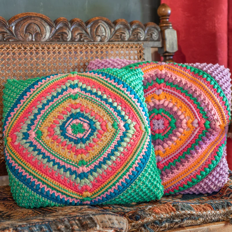 Granny’s Diamond Cushion Häkelpaket