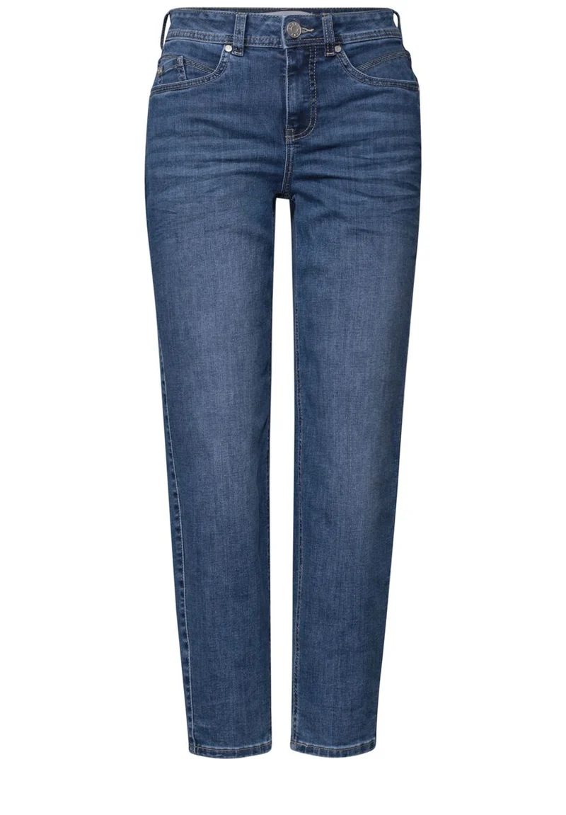 High Waist Barrel Leg Jeans im Loose Fit
