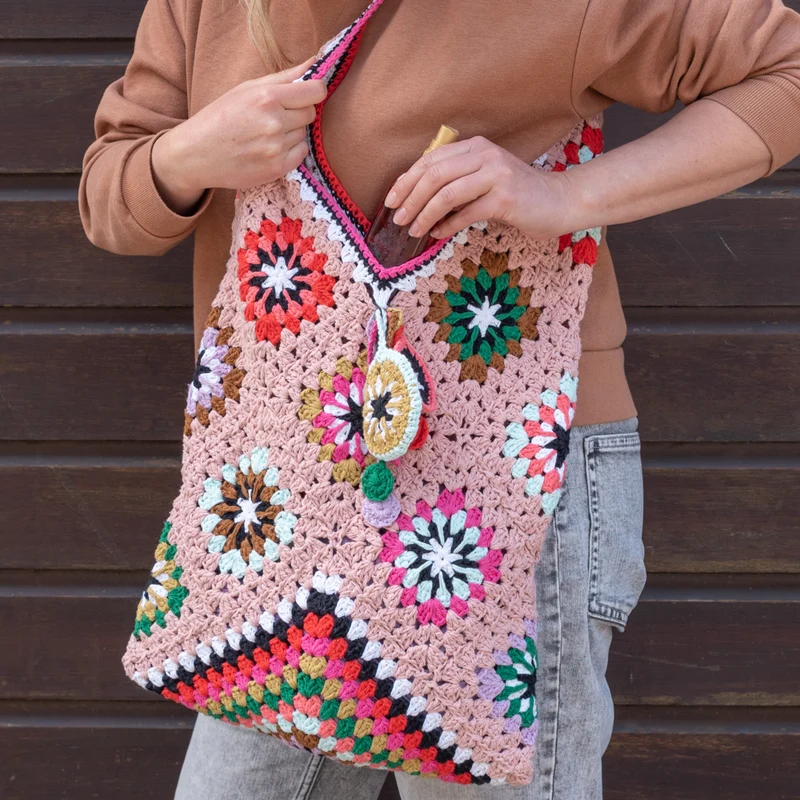 Häkelpaket „Granny’s Beach Bag“