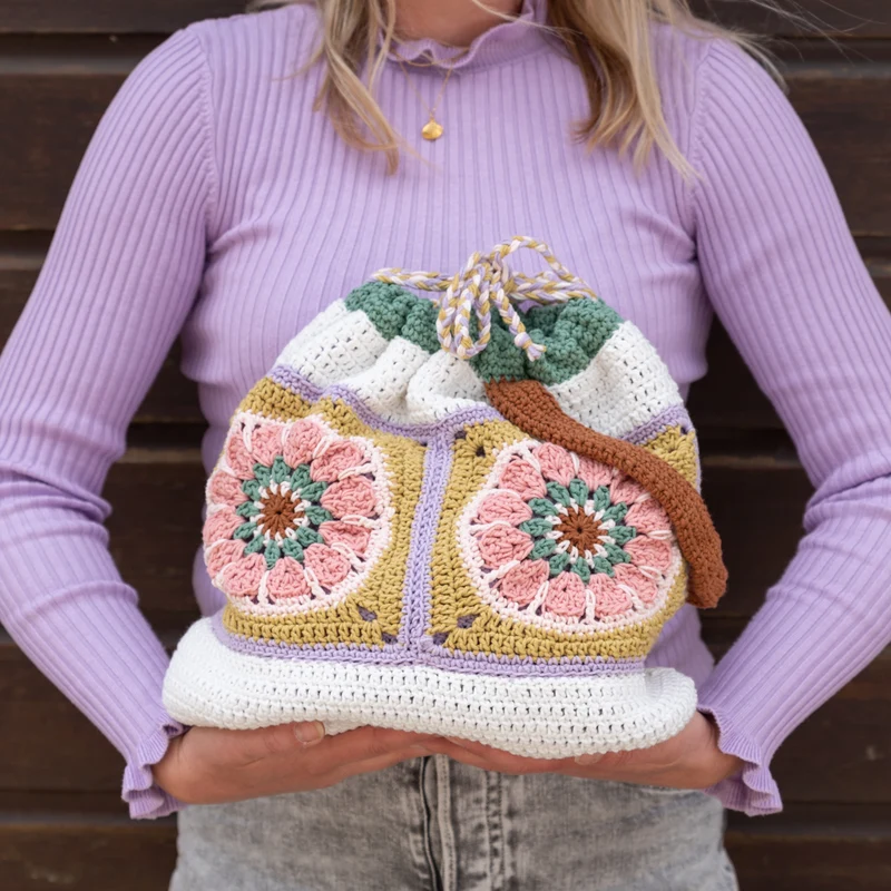 Häkelpaket „Granny’s Project Bag“