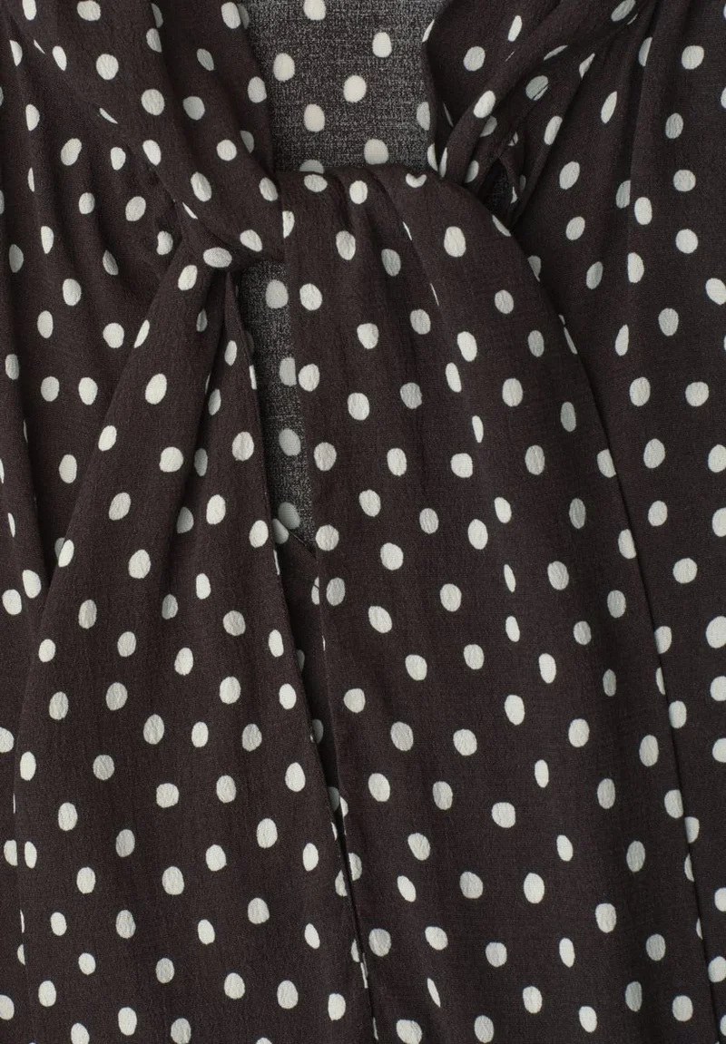 Langarm Bluse mit Schleifendetail