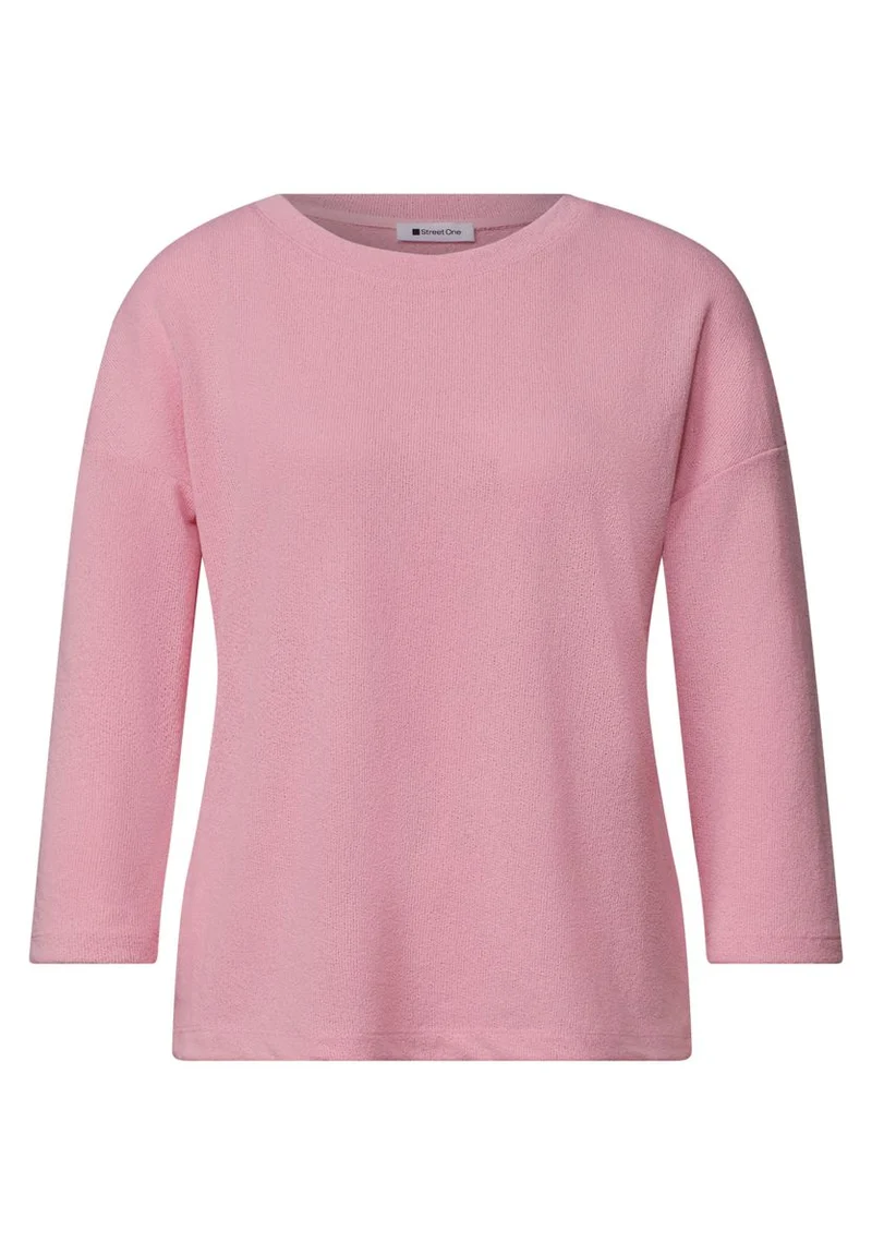 3/4-Arm Shirt in Strick-Optik