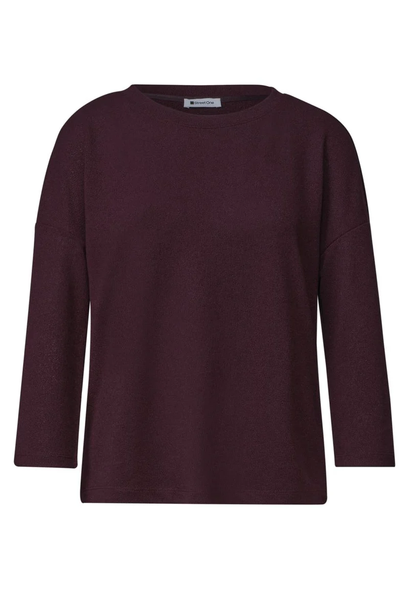 3/4-Arm Shirt in Strick-Optik