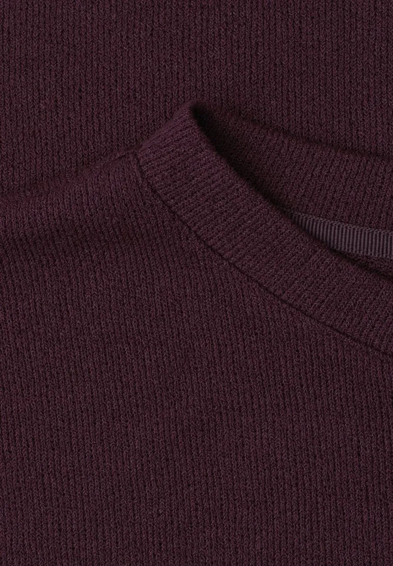 3/4-Arm Shirt in Strick-Optik