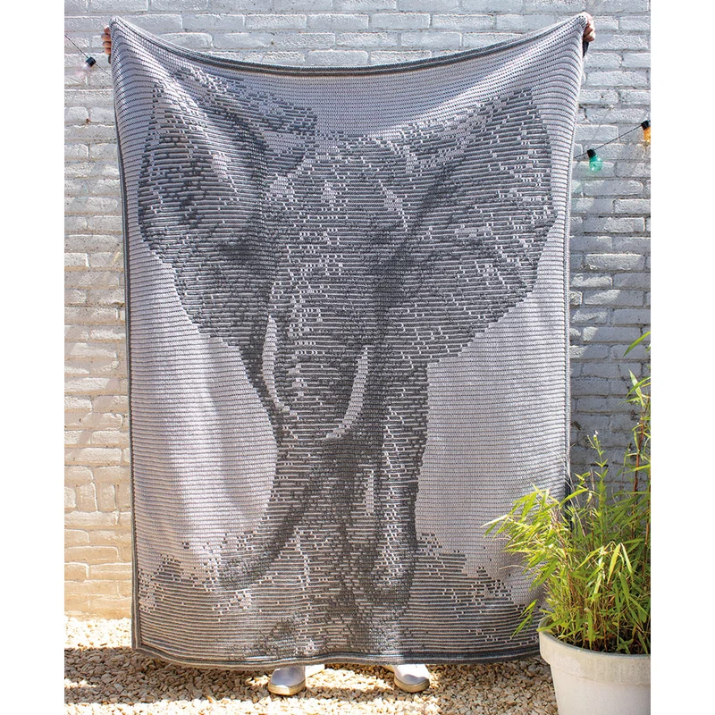 Stampede-Decke – Häkelpaket – CrazyCrochetCatlady