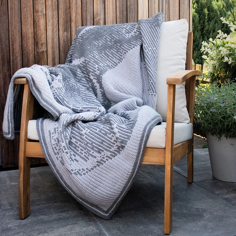 Stampede-Decke – Häkelpaket – CrazyCrochetCatlady
