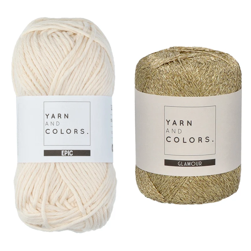Yarn and Colors „Glamorous Table Runner“ Häkelpaket