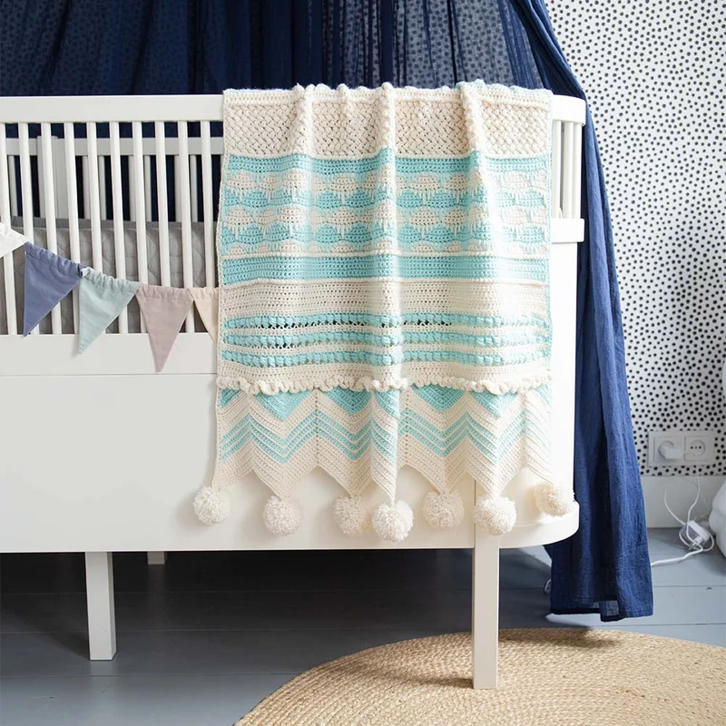 Häkelpaket „Baby-Traumdecke 4.0“