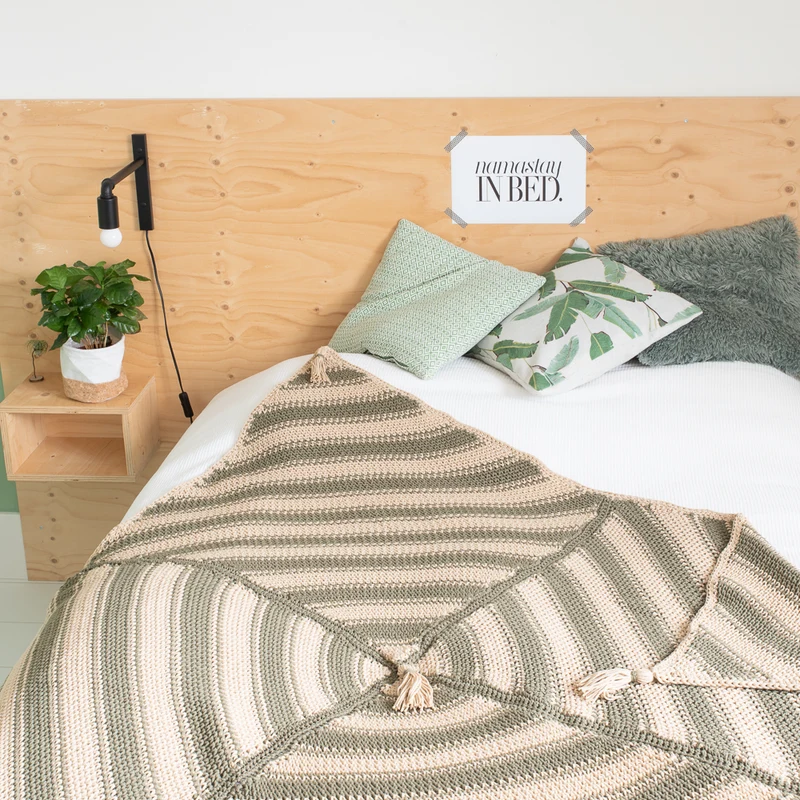 Yarn and Colors Boho-Decke – Häkelpaket